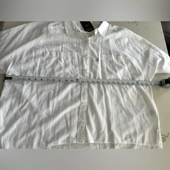 Levi’s The Ex-Boyfriend Shirt White XL - Picture 10 of 11